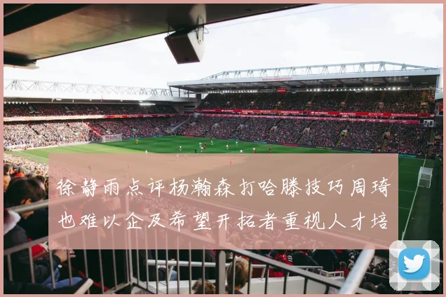 徐静雨点评杨瀚森打哈滕技巧周琦也难以企及希望开拓者重视人才培养